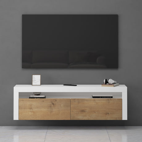 glasvilla Fernsehschrank TV Schrank Lowboard Hängeschrank 2 Türen mit Soft-Close Fernsehtisch für Wohnzimmer BTH: 160x40x46 cm Fernsehschrank01