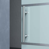 glasvilla Glasschiebetür komplettset Amalfi H: 2050mm, Griffart: Stangengriff, inkl. Softclose-Automatik, 8mm ESG-Sicherheitsglas