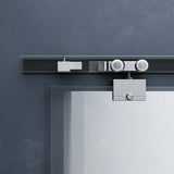 glasvilla Glasschiebetür komplettset Amalfi H: 2050mm, Griffart: Stangengriff, inkl. Softclose-Automatik, 8mm ESG-Sicherheitsglas