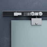 glasvilla Glasschiebetür komplettset Amalfi H: 2050mm, Griffart: Stangengriff, inkl. Softclose-Automatik, 8mm ESG-Sicherheitsglas