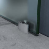 glasvilla Glasschiebetür komplettset Amalfi H: 2050mm, Griffart: Stangengriff, inkl. Softclose-Automatik, 8mm ESG-Sicherheitsglas