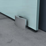 glasvilla Glasschiebetür komplettset Amalfi H: 2050mm, Griffart: Stangengriff, inkl. Softclose-Automatik, 8mm ESG-Sicherheitsglas