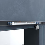 glasvilla Glasschiebetür komplettset Amalfi H: 2050mm, Griffart: Stangengriff, inkl. Softclose-Automatik, 8mm ESG-Sicherheitsglas