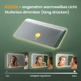 glasvilla Wandspiegel Badezimmer Spiegel LED Bad-Spiegel mit Touchschalter, Beschlagfrei durch Antifog-Schicht Nova-02
