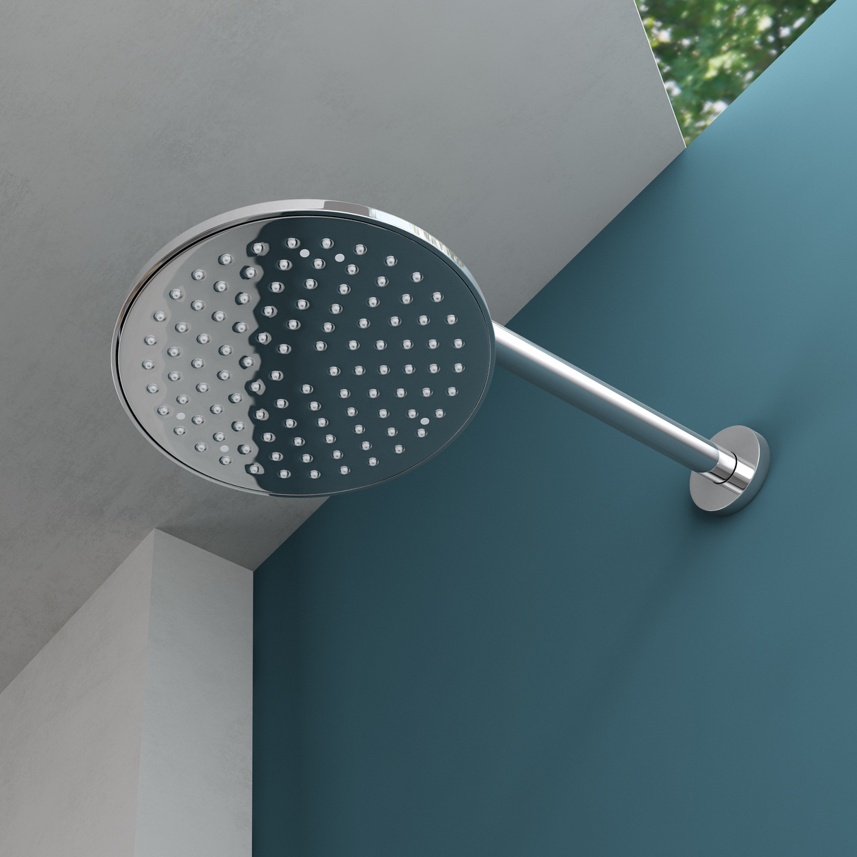 glasvilla Wassersparende Regendusche Wellness-Duschsystem Duschkopf Ø40cm Duschset mit Handbrause & Einhebelmischer Duschsystem3