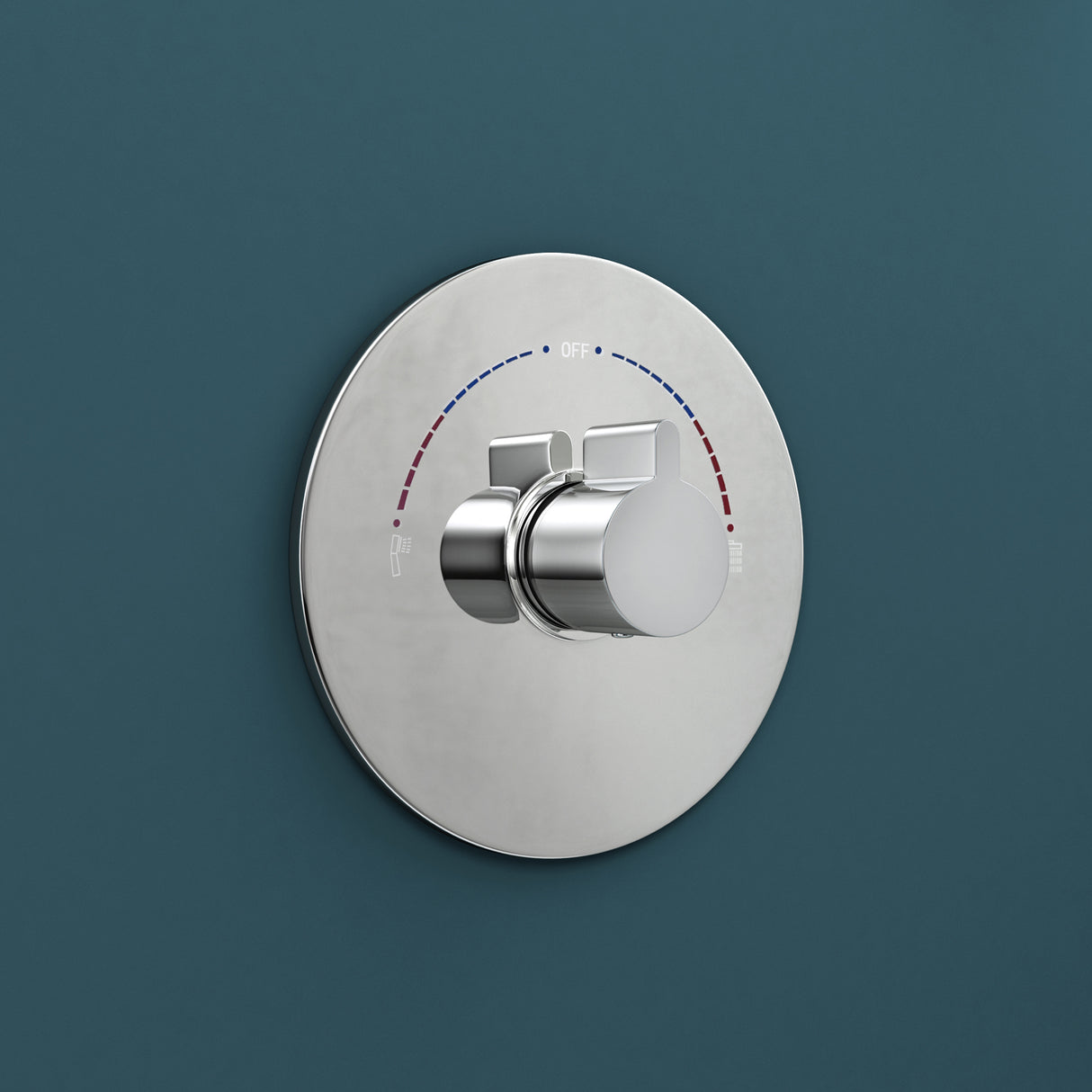 glasvilla Wassersparende Regendusche Wellness-Duschsystem Duschkopf Ø40cm Duschset mit Handbrause & Einhebelmischer Duschsystem3