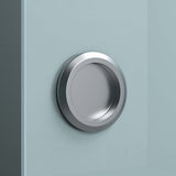 glasvilla Glasschiebetür komplettset Amalfi H: 2050mm, Griffart: Muschelgriff, inkl. Softclose-Automatik, 8mm ESG-Sicherheitsglas