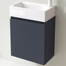 glasvilla Badmöbelset Badezimmermöbel bestehend aus Waschbecken Weiß und Waschbeckenunterschrank BTH: 46x26x63cm Pisa02