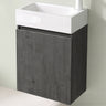 glasvilla Badmöbelset Badezimmermöbel bestehend aus Waschbecken Weiß und Waschbeckenunterschrank BTH: 46x26x63cm Pisa02