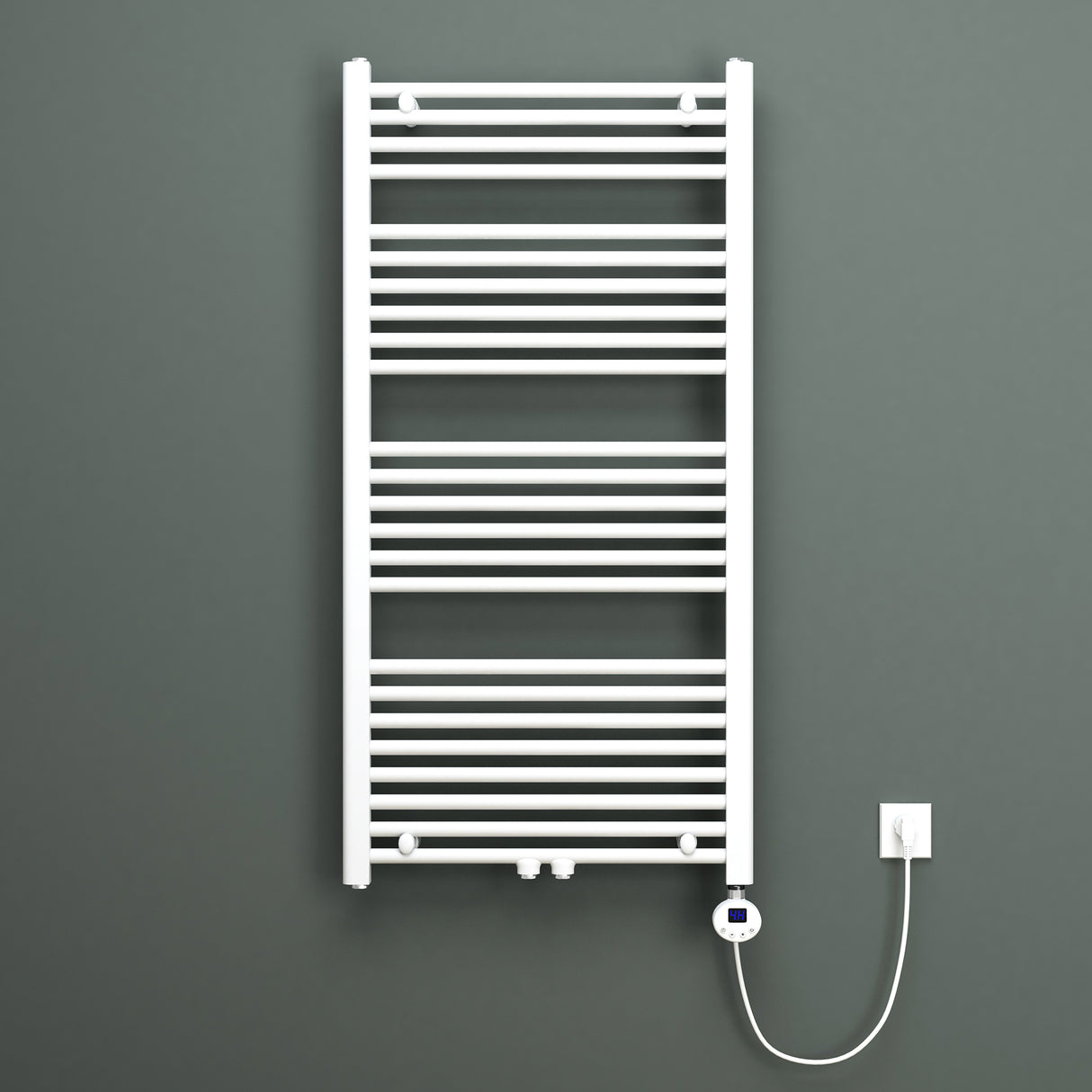 glasvilla Heizstab mit Thermostat Elektroheizstab mit LCD Bildschirm Heizpatrone aus Edelstahl Heizelement für Badheizkörper Heizungen Handtuchhalter