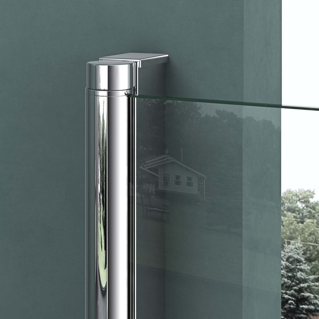 glasvilla Duschkabine Eckeinstieg Hebe-Senk Mechanismus Duschabtrennung Milchglas ESG-Sicherheitsglas Lotus-Effekt Faltbar Ravenna24MS