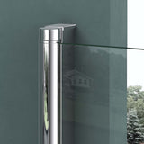 glasvilla Duschkabine Eckeinstieg Hebe-Senk Mechanismus Duschabtrennung ESG-Sicherheitsglas Lotus-Effekt Faltbar Ravenna24