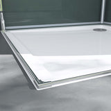 glasvilla Duschkabine Eckeinstieg Hebe-Senk Mechanismus Duschabtrennung Milchglas ESG-Sicherheitsglas Lotus-Effekt Faltbar Ravenna24MS