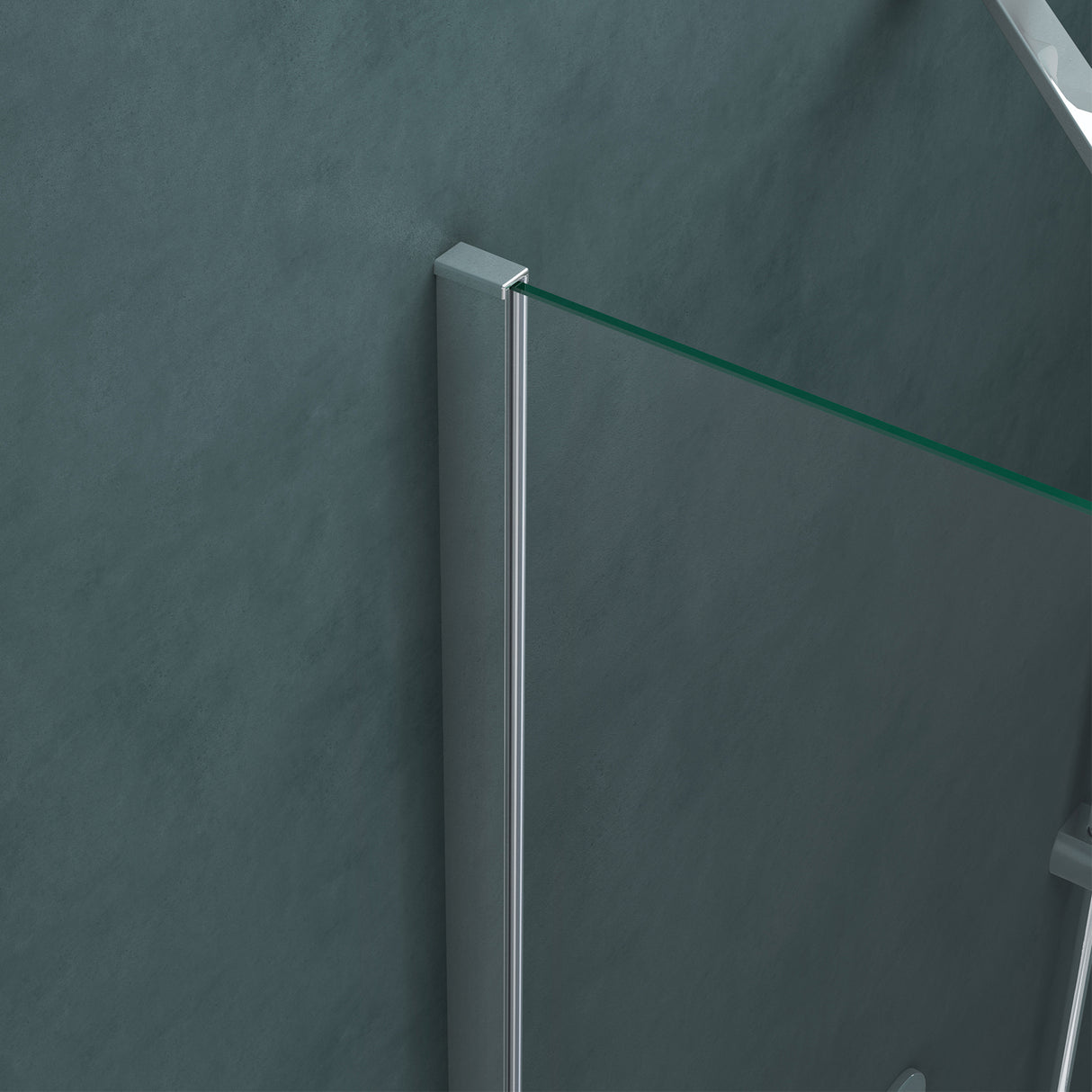 glasvilla Duschkabine Falttür 180° Klappbar & Faltbar Mit Hebe- und Senkmechaniamus Lotus-Effekt NANO Eckeinstieg R27