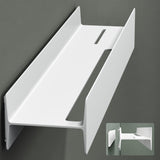 glasvilla Étagère de douche à percer ou à coller Étagère de douche de salle de bain 40cm Étagère murale de salle de bain Organisateur de salle de bain Reglo-03