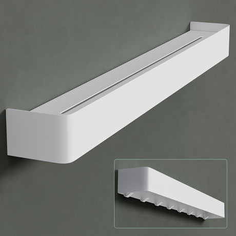 glasvilla Étagère de douche à percer ou à coller, Étagère de douche avec crochets, Étagère murale de salle de bain, Organisateur de salle de bain Reglo-05