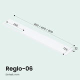 Estante de Ducha Glasvilla Reglo-06 Aluminio Premium 2-en-1 con Toallero (Atornillable o Adhesivo)