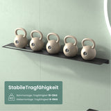 Estante de Ducha Glasvilla Reglo-06 Aluminio Premium 2-en-1 con Toallero (Atornillable o Adhesivo)