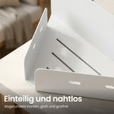 glasvilla Duschablage zum Bohren oder Kleben, Duschregal Badablage Ecke, Badezimmerablage zur Wandmontage für Bad und Küche, Reglo-07