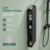 Glasvilla Duschregal mit 4 Ablagen, Duschablage schmal, Wandregal Shampoo Halterung für Dusche, Badezimmer Organizer  Reglo-16
