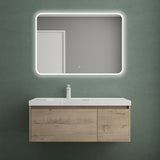 glasvilla Badmöbelset Badezimmermöbel Waschbeckenunterschrank mit Waschschbecken aus Mineralguss Salerno