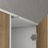 glasvilla Möbel Schrank mit 3 Türen und 2 Fächern Kommode  Sideboard viel Stauraum für Wohnbereich Schrank02