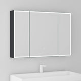 glasvilla Spiegelschrank Bad mit LED Beleuchtung Badezimmerschrank Hängeschrank Badezimmerspiegel Spiegelschrank-04