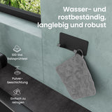 glasvilla Wandgarderobe Wandhaken aus Aluminium Garderobe mit klappbaren Haken Garderobenleiste Garderobenhaken Kleiderhaken Stalo-04+05