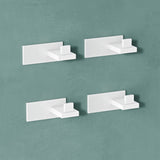 glasvilla Kleiderhaken Wandgarderobe Wandhaken aus Edelstahl Garderobenleiste Garderobenhaken Stalo-06+Stalo-07