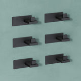 glasvilla Kleiderhaken Wandgarderobe Wandhaken aus Edelstahl Garderobenleiste Garderobenhaken Stalo-06+Stalo-07