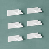 glasvilla Kleiderhaken Wandgarderobe Wandhaken aus Edelstahl Garderobenleiste Garderobenhaken Stalo-06+Stalo-07