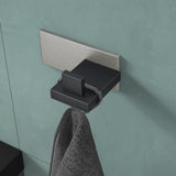 glasvilla Kleiderhaken Wandgarderobe Wandhaken aus Edelstahl Garderobenleiste Garderobenhaken Stalo-06+Stalo-07