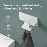 glasvilla Kleiderhaken Wandgarderobe Wandhaken aus Edelstahl Garderobenleiste Garderobenhaken Stalo-06+Stalo-07