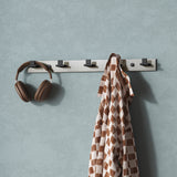 glasvilla Kleiderhaken Wandgarderobe Wandhaken aus Edelstahl Garderobenleiste Garderobenhaken Stalo-06+Stalo-07