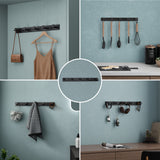 glasvilla Kleiderhaken Wandgarderobe Wandhaken aus Edelstahl Garderobenleiste Garderobenhaken Stalo-06+Stalo-07