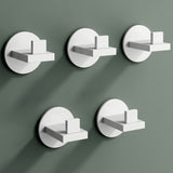 glasvilla Kleiderhaken Wandgarderobe Wandhaken aus Edelstahl Garderobenleiste Garderobenhaken Stalo-08+Stalo-09