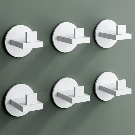 glasvilla Kleiderhaken Wandgarderobe Wandhaken aus Edelstahl Garderobenleiste Garderobenhaken Stalo-08+Stalo-09