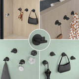 glasvilla Kleiderhaken Wandgarderobe Wandhaken aus Edelstahl Garderobenleiste Garderobenhaken Stalo-08+Stalo-09