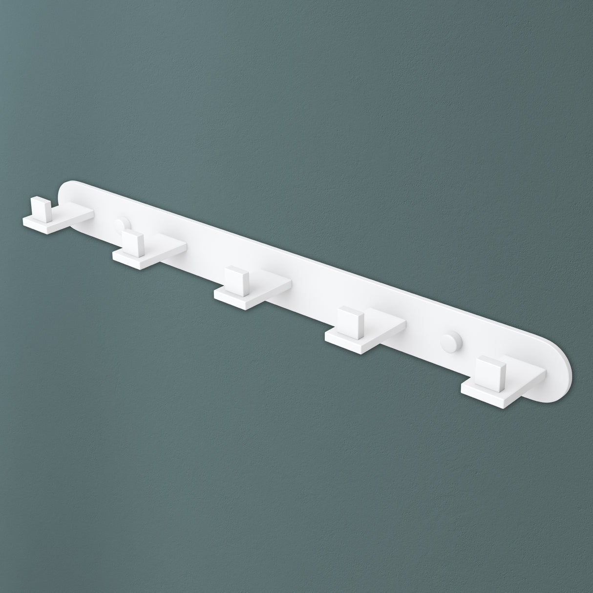 glasvilla Kleiderhaken Wandgarderobe Wandhaken aus Edelstahl Garderobenleiste Garderobenhaken Stalo-08+Stalo-09