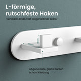 glasvilla Kleiderhaken Wandgarderobe Wandhaken aus Edelstahl Garderobenleiste Garderobenhaken Stalo-08+Stalo-09