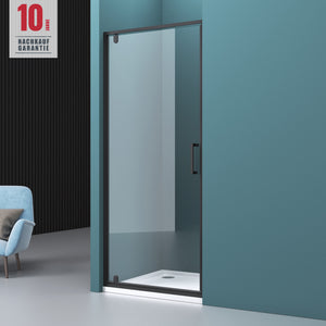 glasvilla Puerta de ducha Puerta de nicho ducha Separación de ducha Cabina de ducha Puerta de nicho giratoria Pared de ducha 8mm Vidrio claro ESG de seguridad con recubrimiento nano Teramo61K