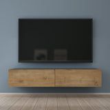 glasvilla Fernsehtisch Fernsehschrank TV Schrank Verdeckter Griff mit Soft-Close Lowboard Hängeschrank für Wohnzimmer Fernsehschrank02