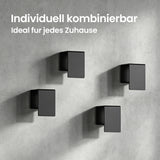 glasvilla Handtuchhaken ohne Bohren, Kleiderhaken Handtuchhalter selbstklebend , Badetuchhalter Wandhaken für Bad und Küche,  Tavrin-01