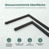 glasvilla Handtuchhalter stehend mit 2 Stangen, Handtuchständer ohne Bohren aus Edelstahl, freistehender Badetuchhalter  Tavrin-02