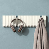 glasvilla Appendiabiti da Parete in Legno, Attaccapanni da Muro Moderno per Camera da Letto, Ingresso, Studio con Gancio Pieghevole e Salvaspazio, Twigro-01