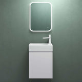 glasvilla Badmöbelset Badezimmermöbel bestehend aus Waschbecken Weiß und Waschbeckenunterschrank BTH: 46x26x63cm Pisa02