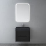 glasvilla Badmöbel-Set  Badezimmermöbel Waschbeckenunterschrank mit Softclose Schubladen inkl. Mineralguss Waschbecken Yoga