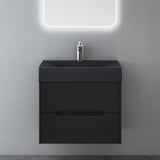 glasvilla Badmöbel-Set  Badezimmermöbel Waschbeckenunterschrank mit Softclose Schubladen inkl. Mineralguss Waschbecken Yoga