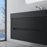 glasvilla Badmöbel-Set  Badezimmermöbel Waschbeckenunterschrank mit Softclose Schubladen inkl. Mineralguss Waschbecken Yoga