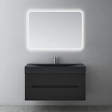 glasvilla Badmöbel-Set  Badezimmermöbel Waschbeckenunterschrank mit Softclose Schubladen inkl. Mineralguss Waschbecken Yoga